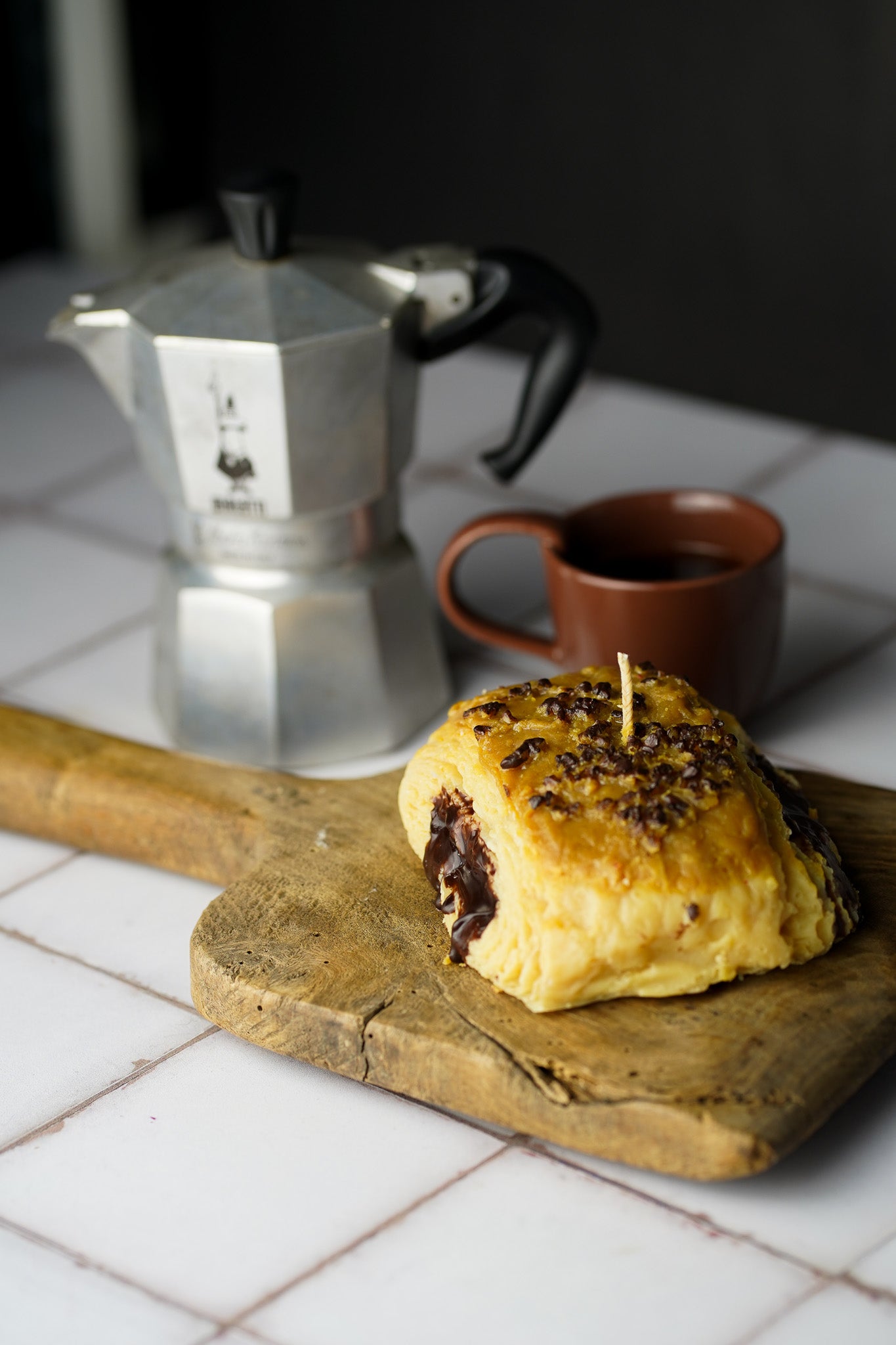 The Triple Choc Pan Suisse Candle