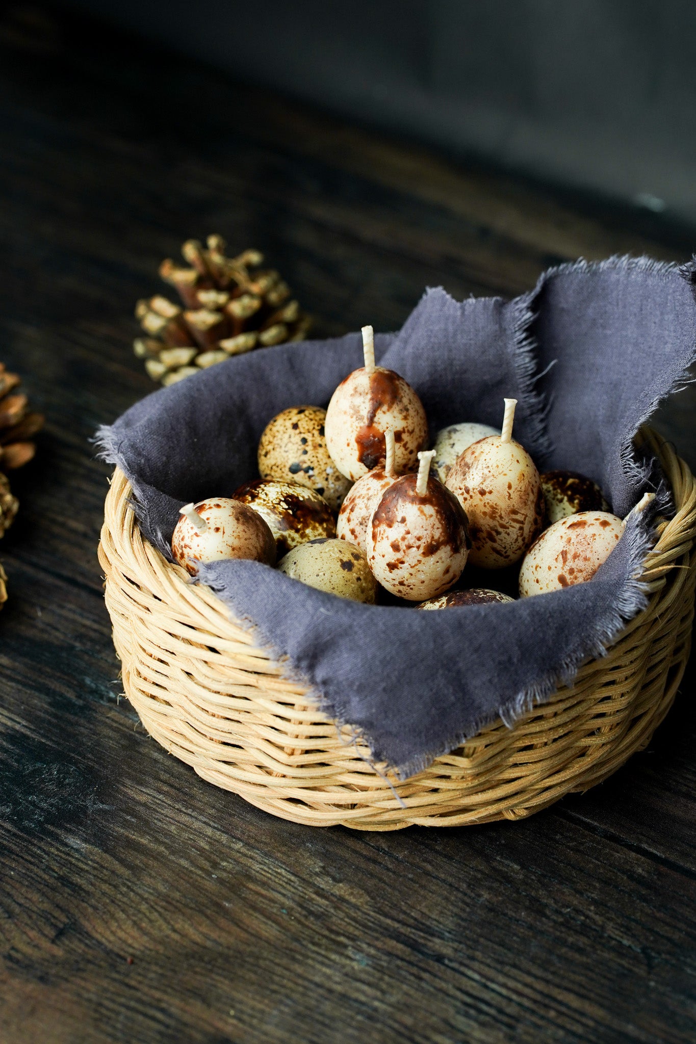The Quail Eggs Candles