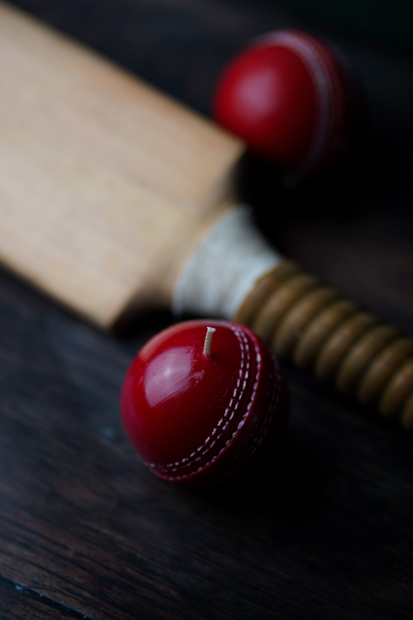 CRICKET BALL CANDLE